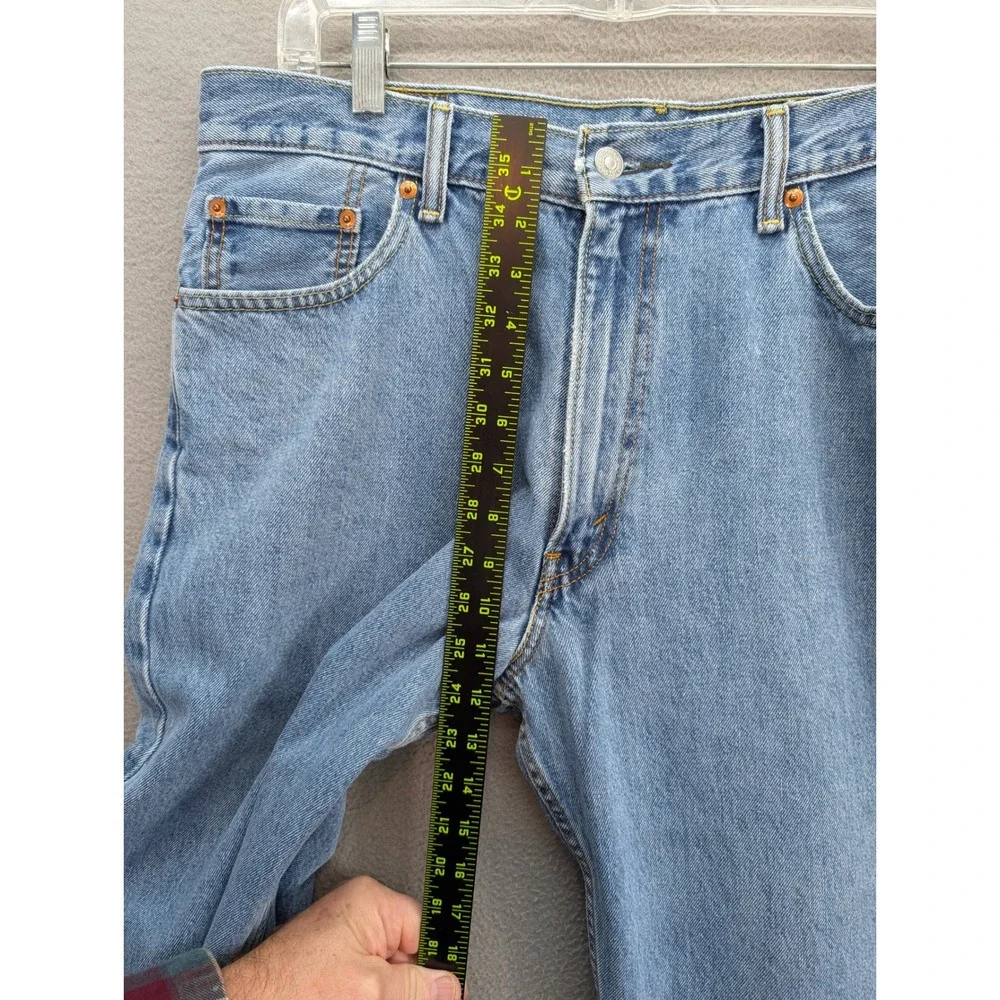 Levi's 550 Relaxed Fit Denim Jeans Men's 36x30 Light Wash Classic‎ Comfort Y2K
